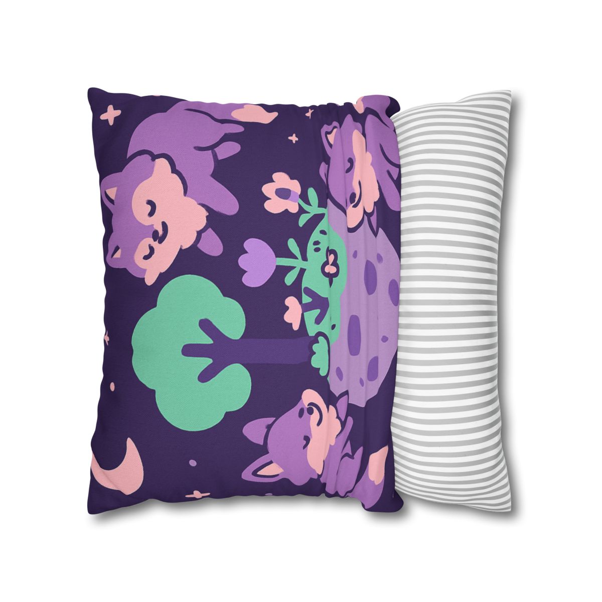 Galaxy Garden Of Floating Foxes custom pillow cases