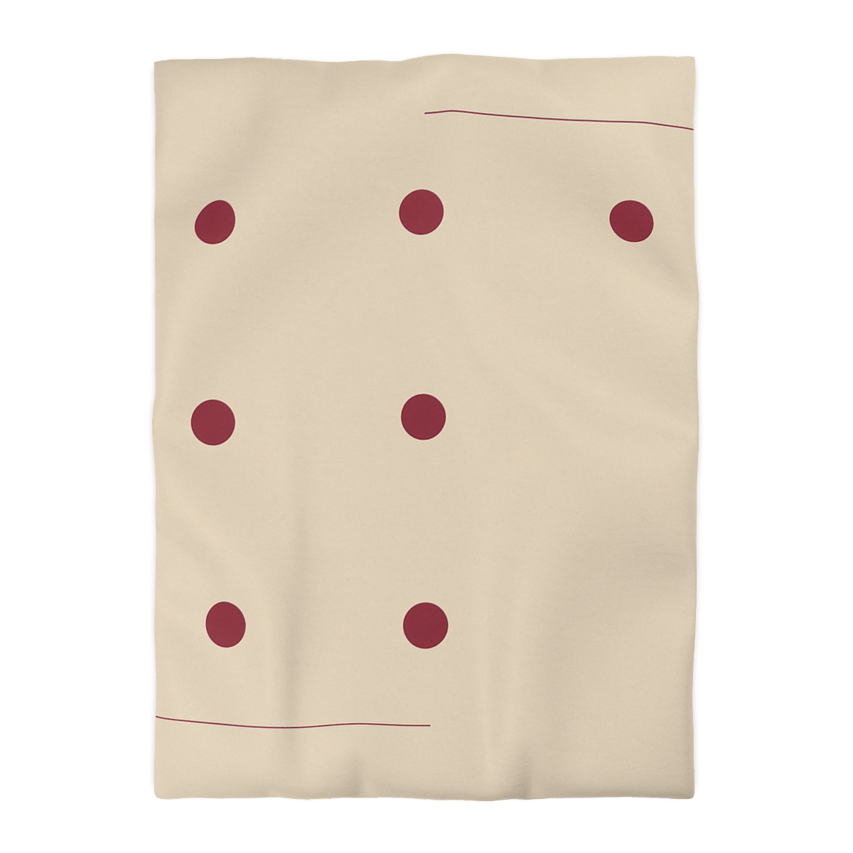 Sparse Orbiting Dots Grid duvets for gifts