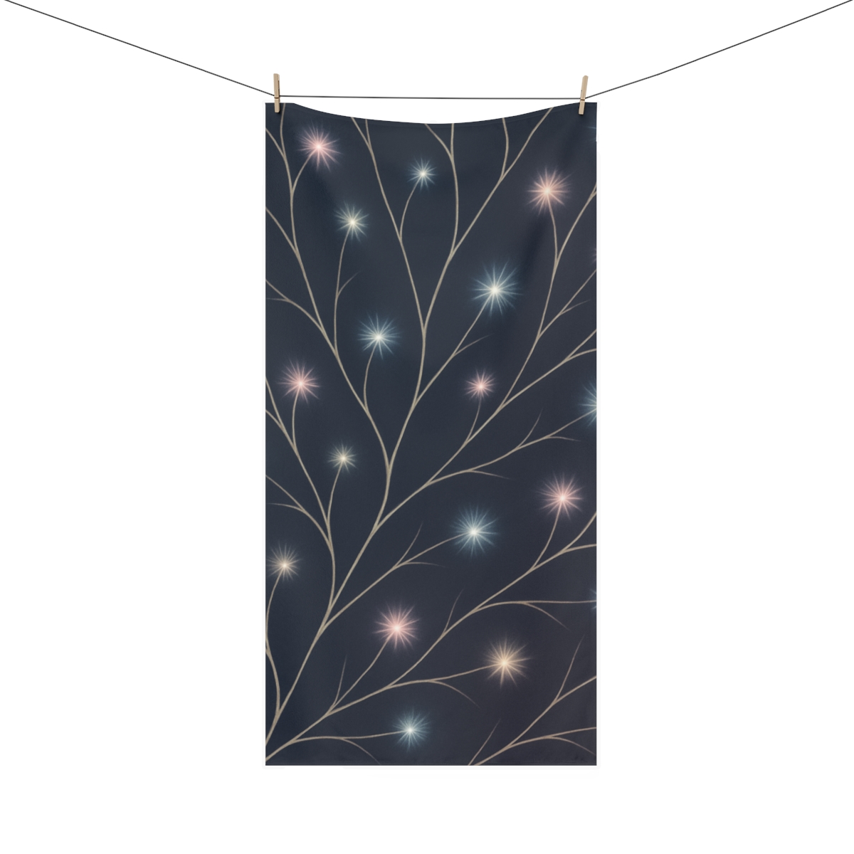 Stellar Bloom Lattice decorative home towels