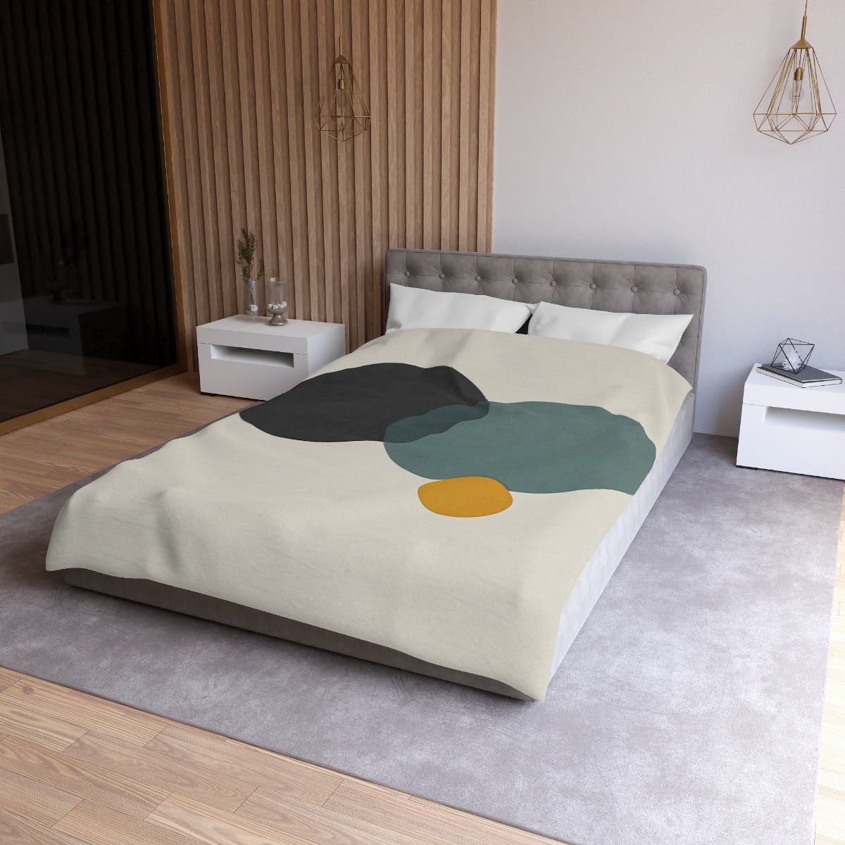 Clustered Three Circles With Pause warm winter duvets