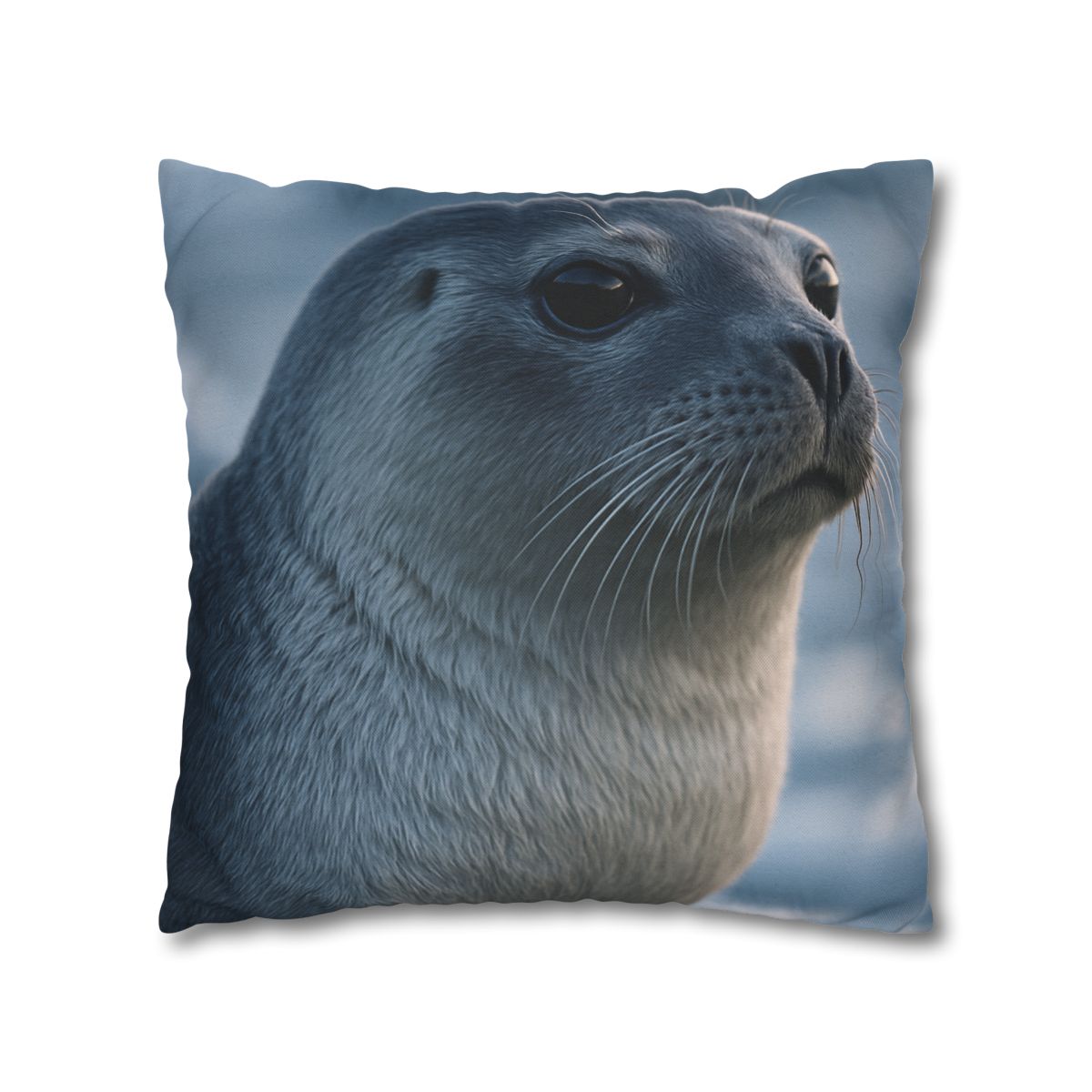 Moonlit Gaze Harp Seal custom pillow cases