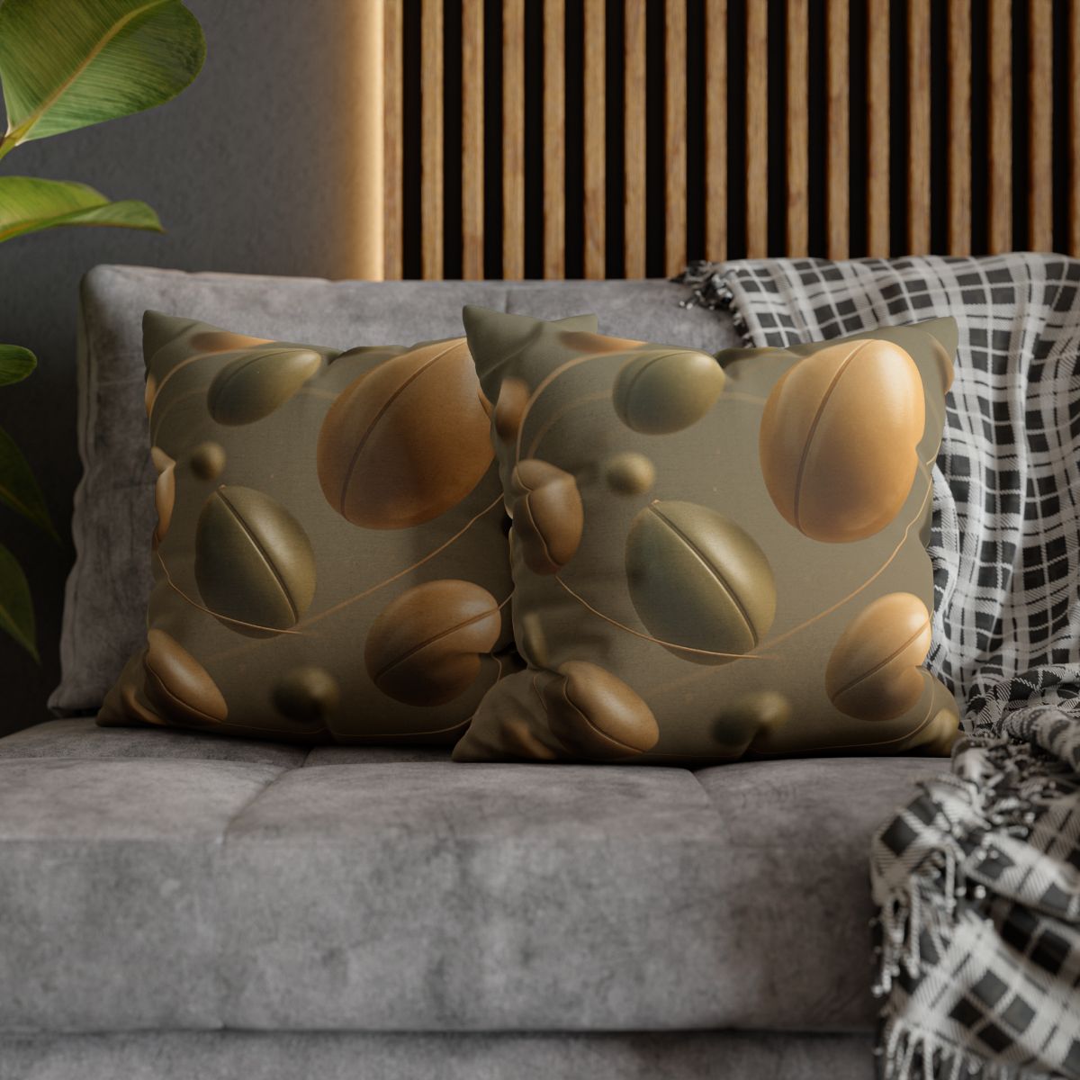 Seed Pod Orbit Cluster custom pillow cases