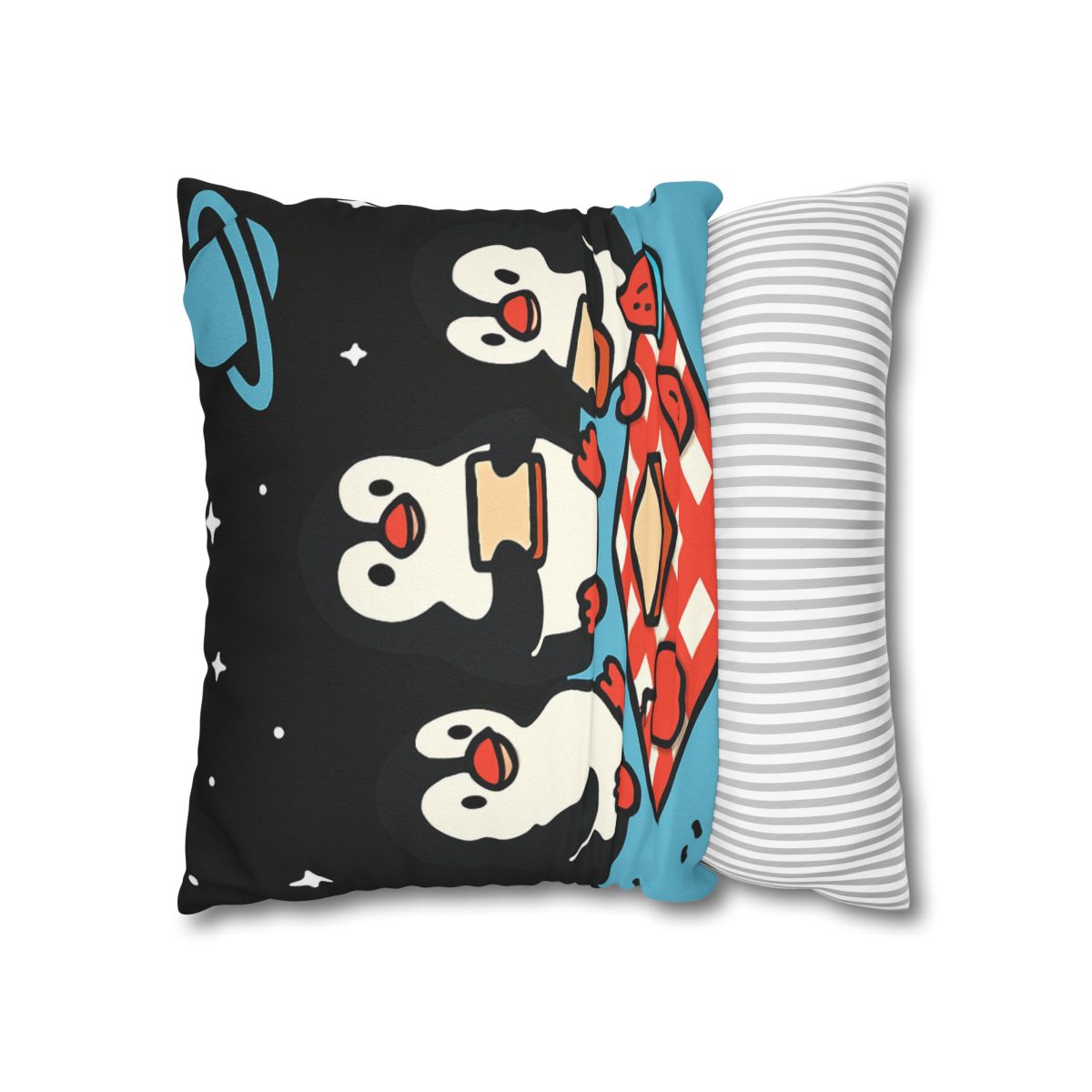 Planet Picnic Penguins custom pillow cases