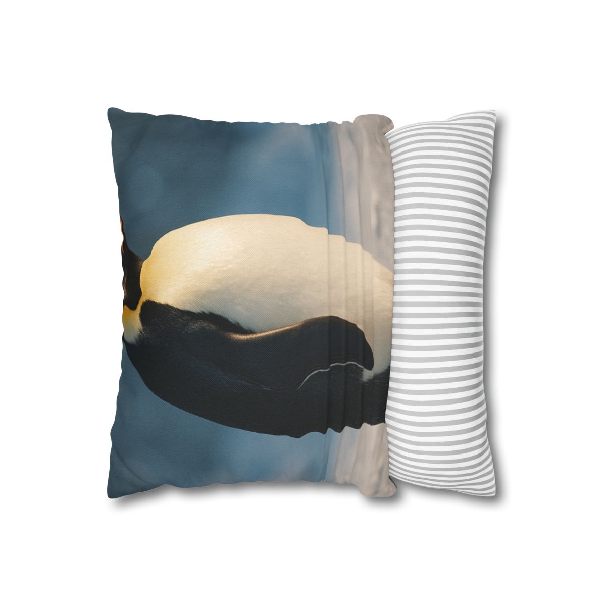 Silver Horizon Emperor Penguin stylish decorative pillowcases