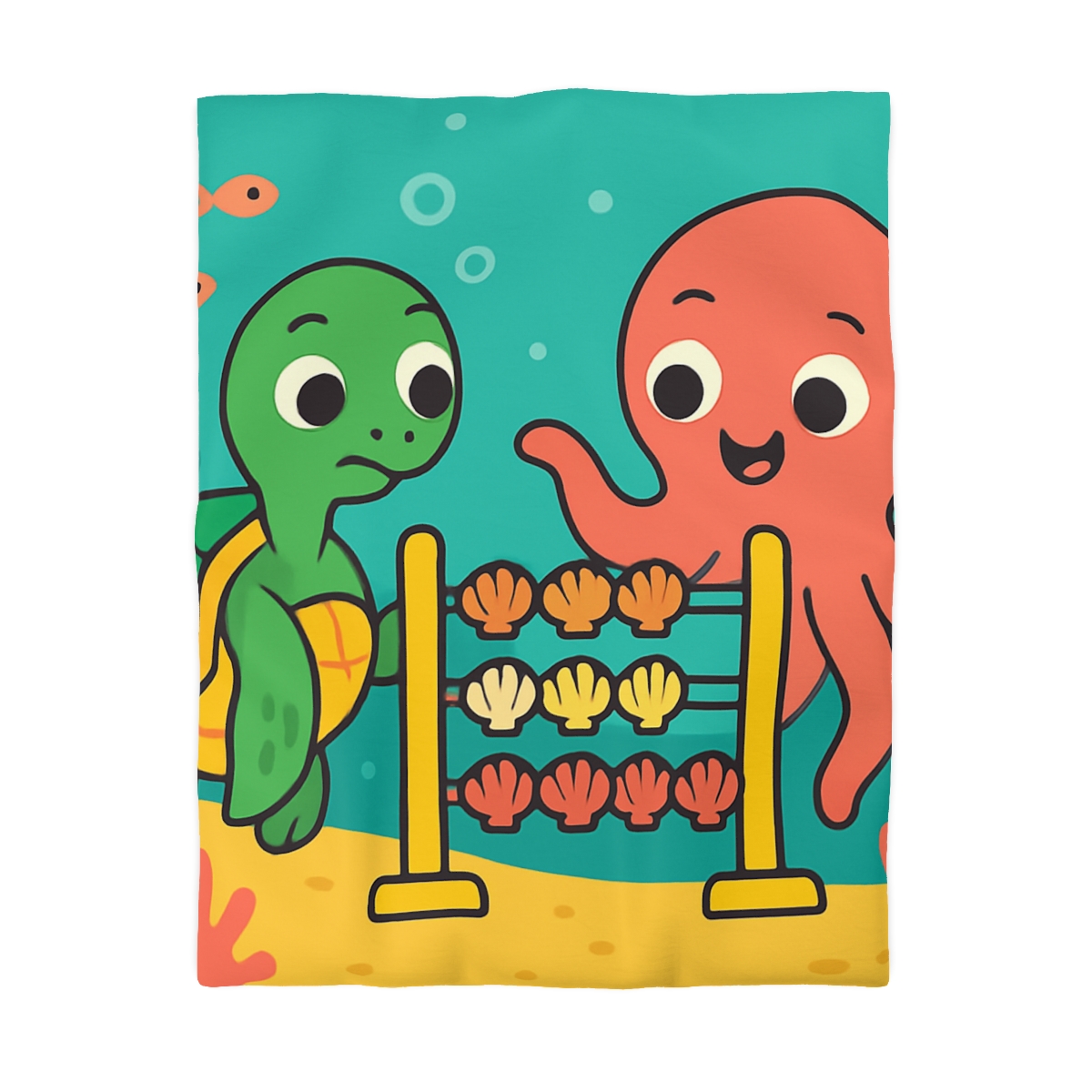 Coral Reef Codebreakers designer printed duvets