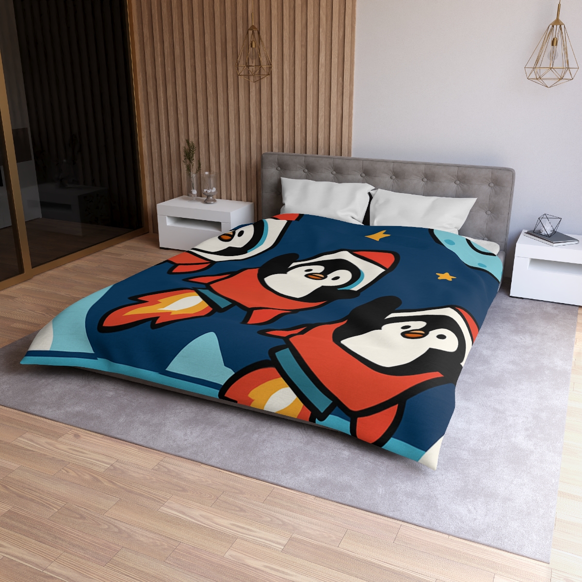 Rocket Penguin Crew warm winter duvets