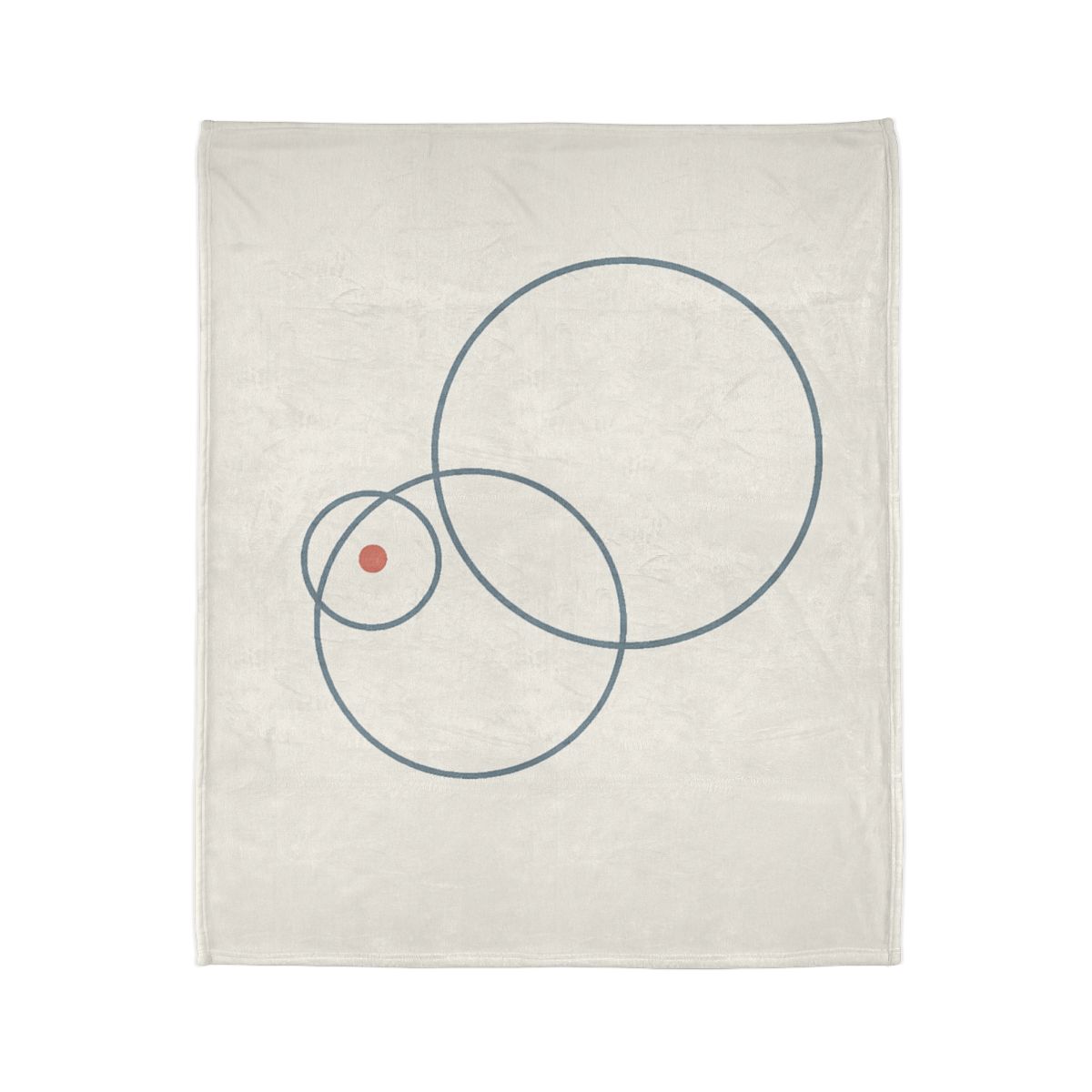 Quiet Orbit Of Three Rings stylish throw blankets