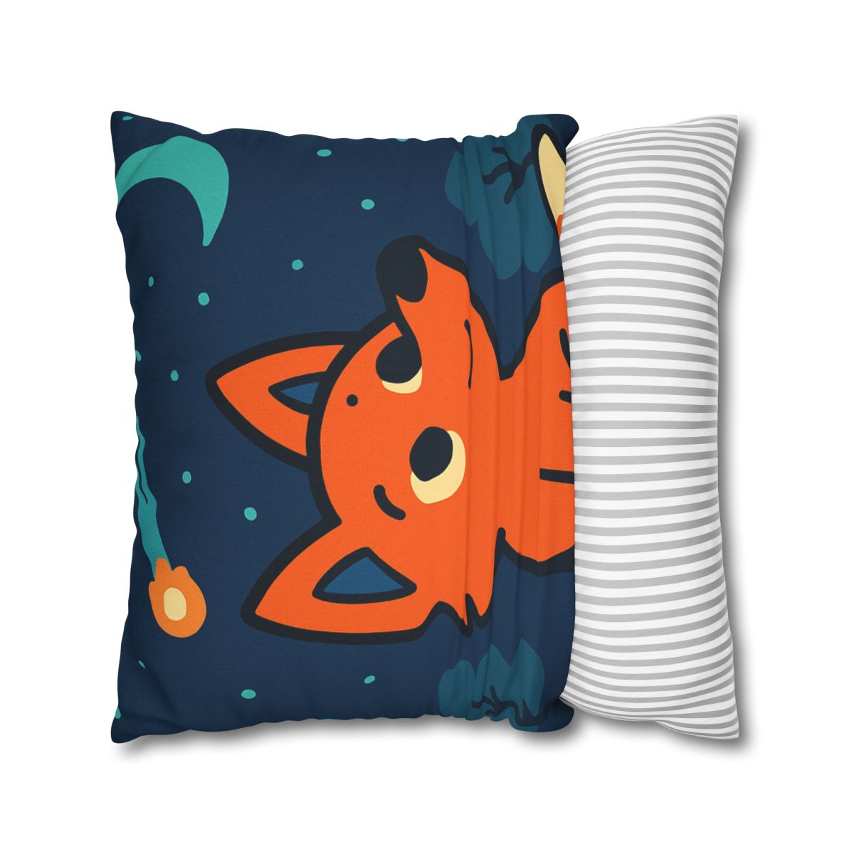 Starlight Forest Fox soft cotton pillow cases