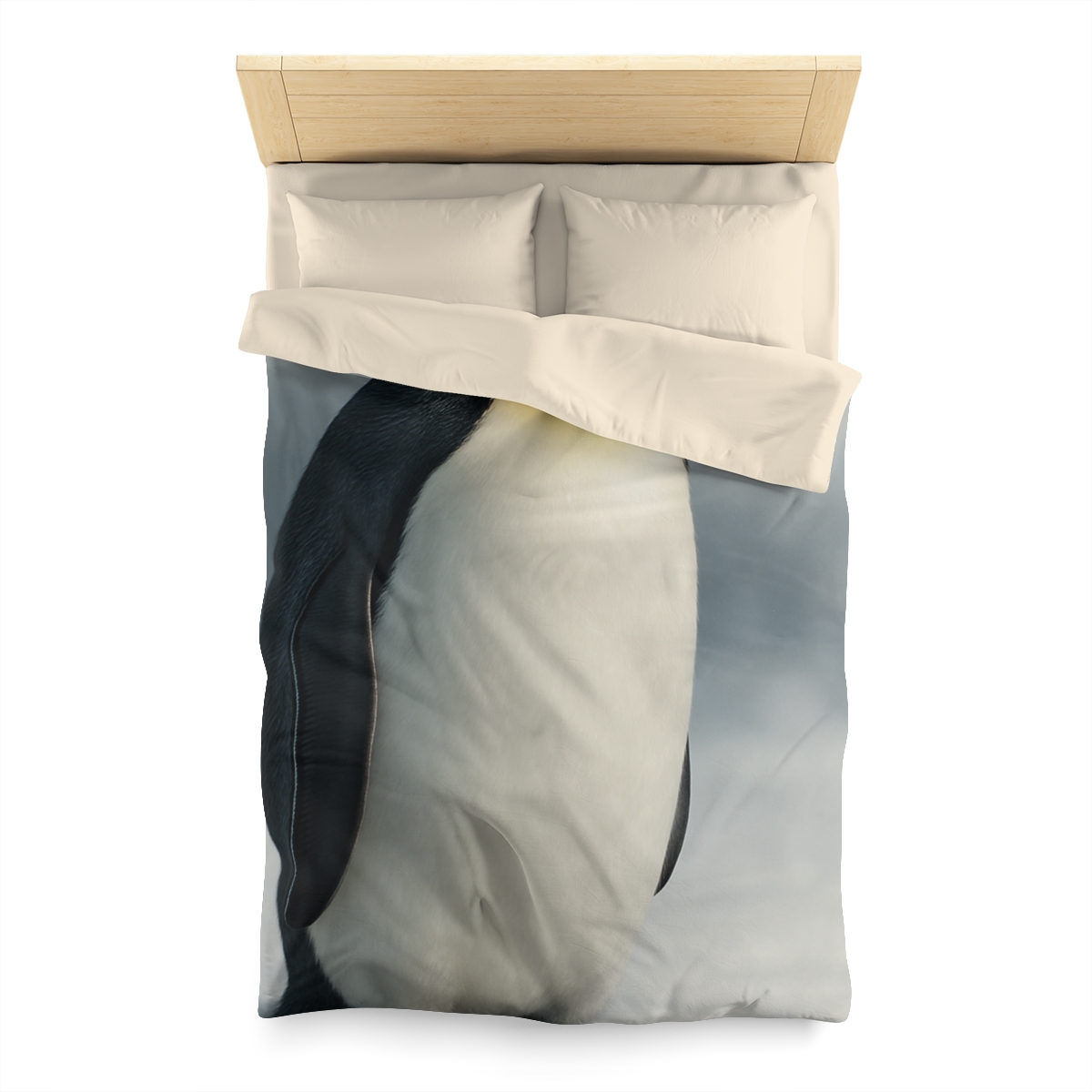 Moonlit Vigil Emperor Penguin custom duvets