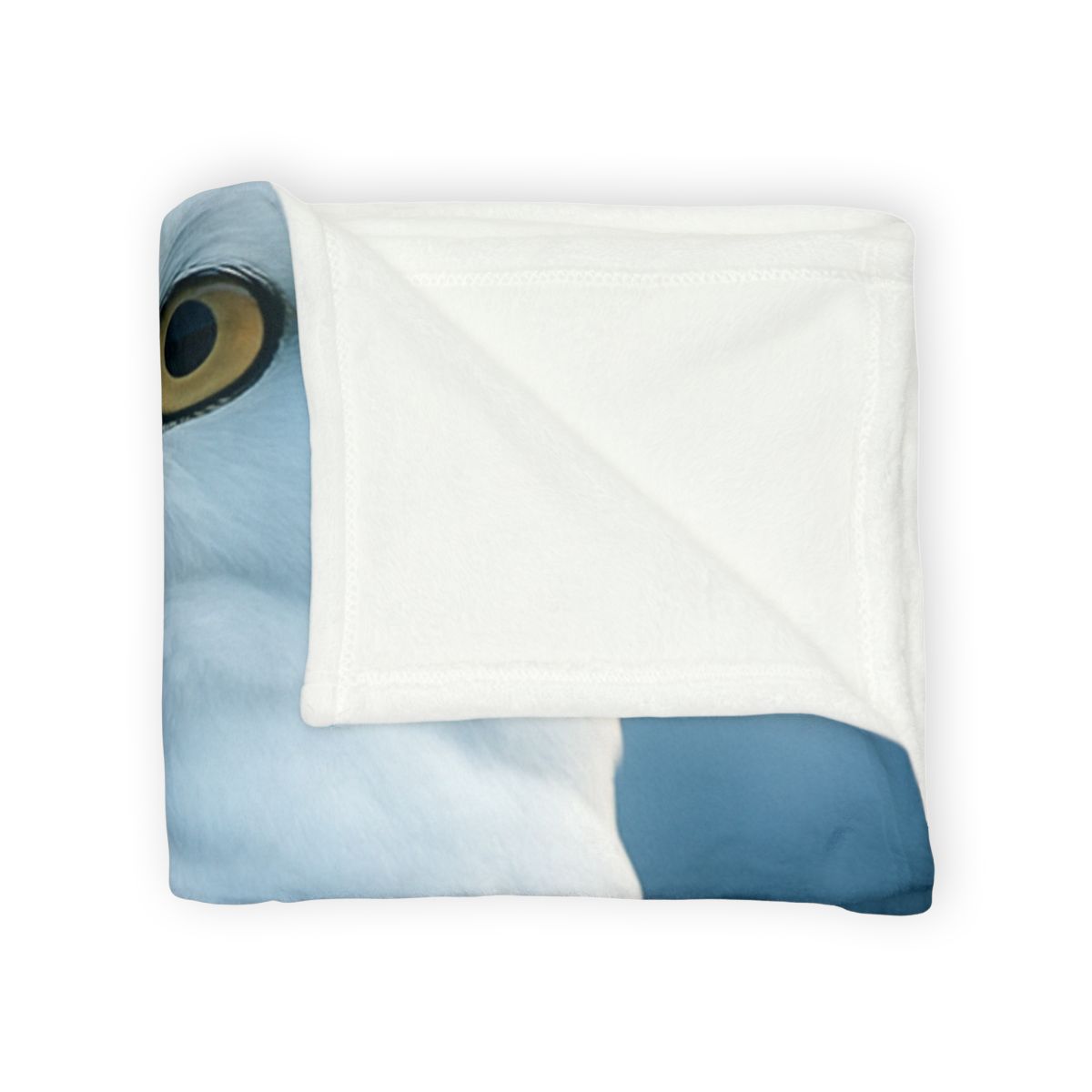 Twilight Watcher Snowy Owl decorative home blankets