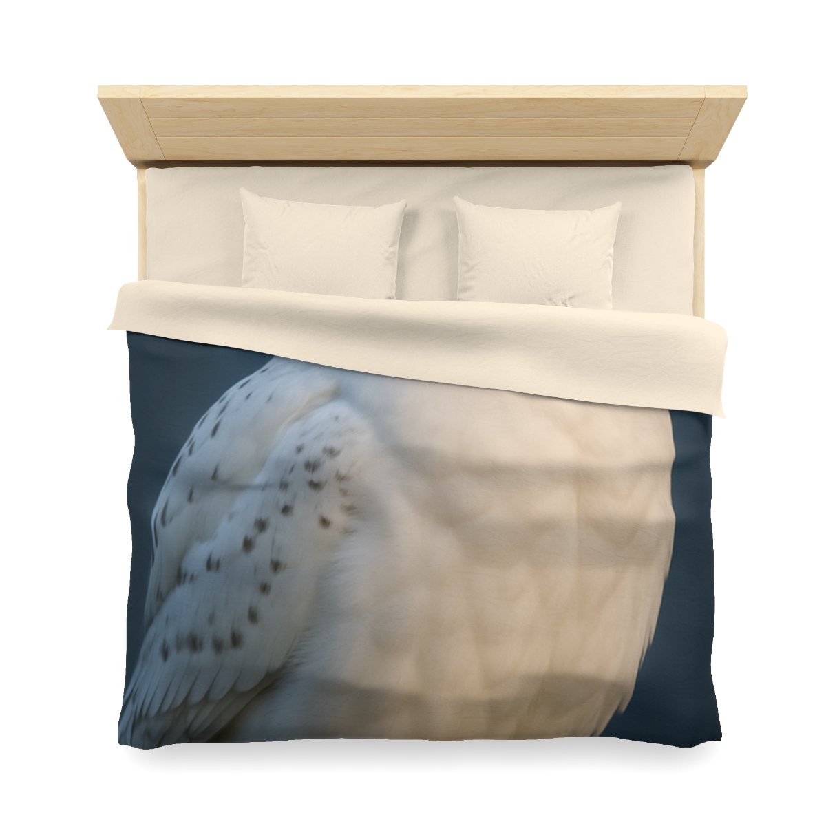 Twilight Watcher Snowy Owl warm winter duvets
