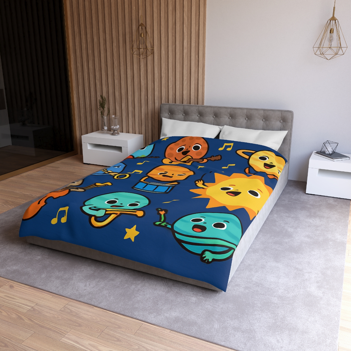 Planetary Music Band stylish duvet covers