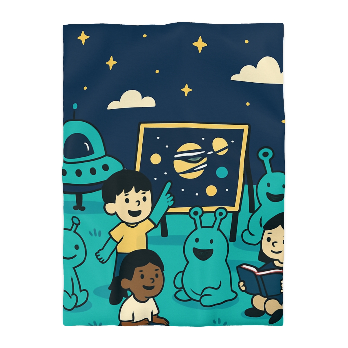 Starship Schoolyard soft comforter duvets