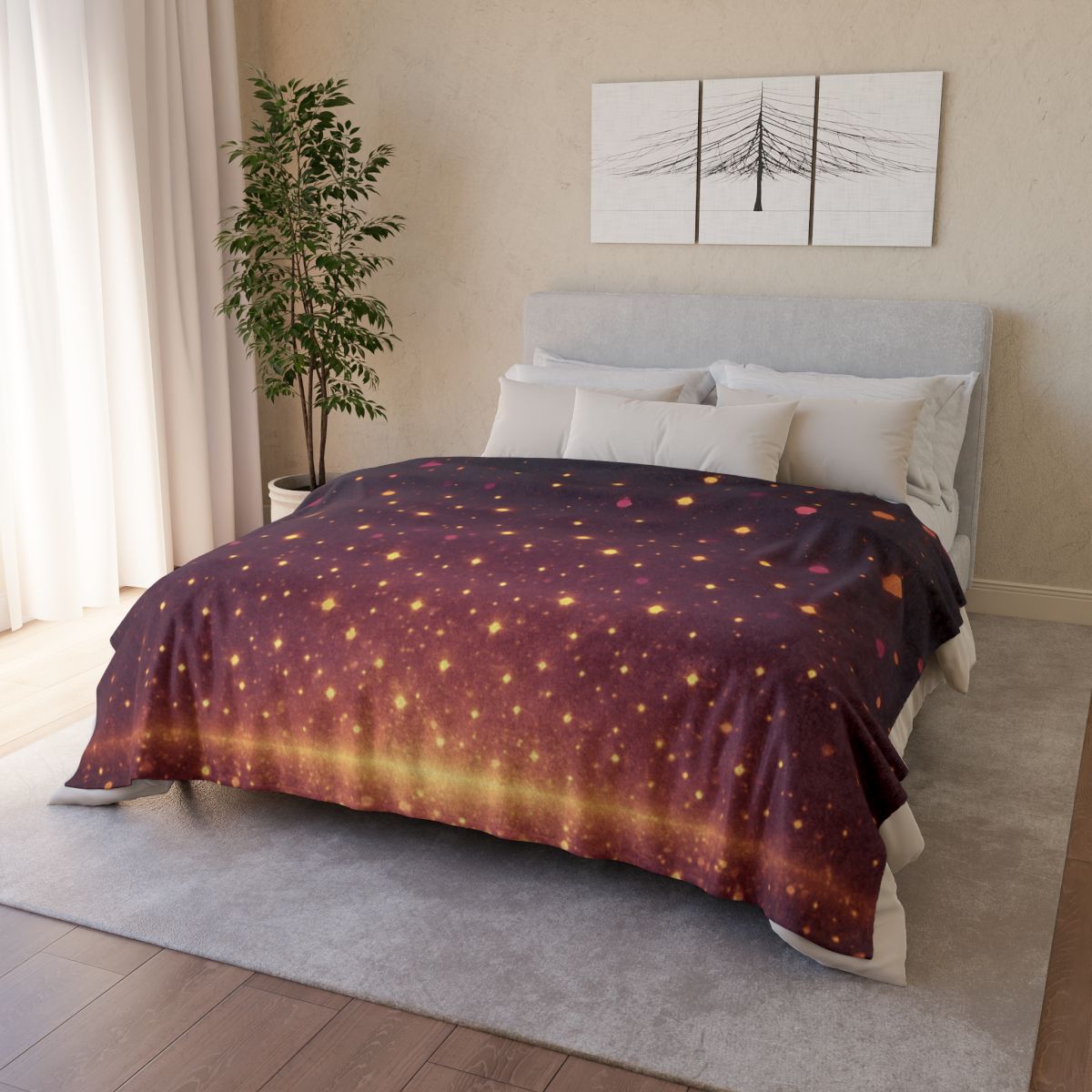 Photon Rain Mosaic warm winter blankets