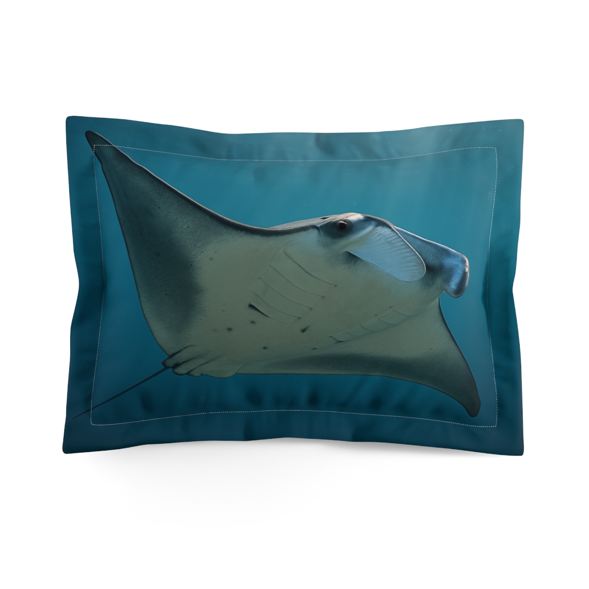 Starlit Glide Manta Ray gift pillows for home