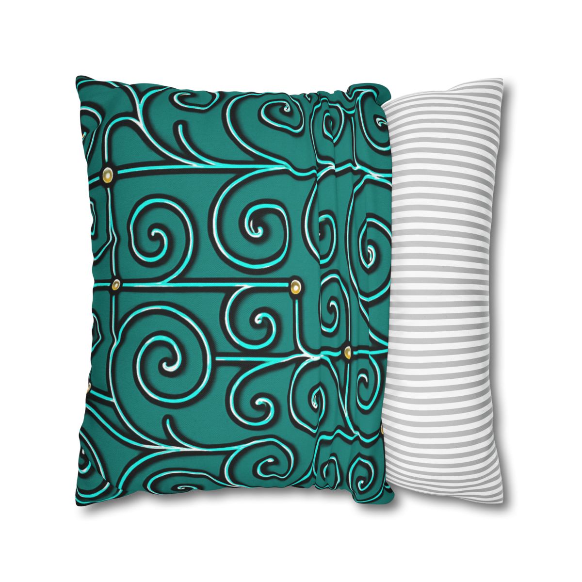 Tendril Circuit Lattice personalized pillow covers