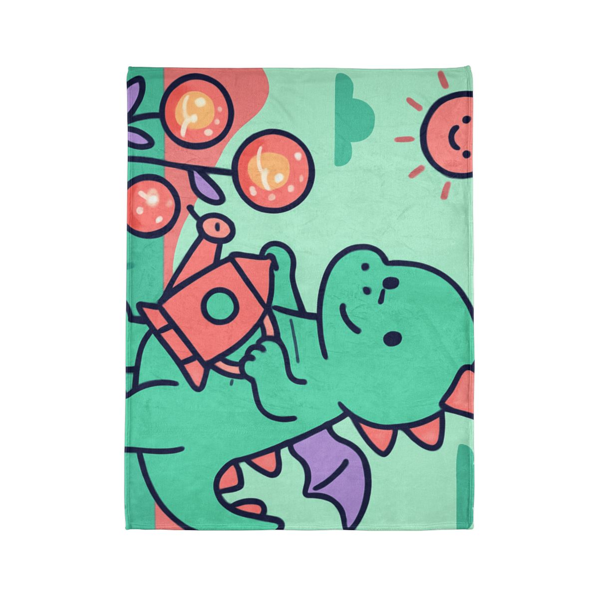 Cosmic Garden Dragon decorative home blankets