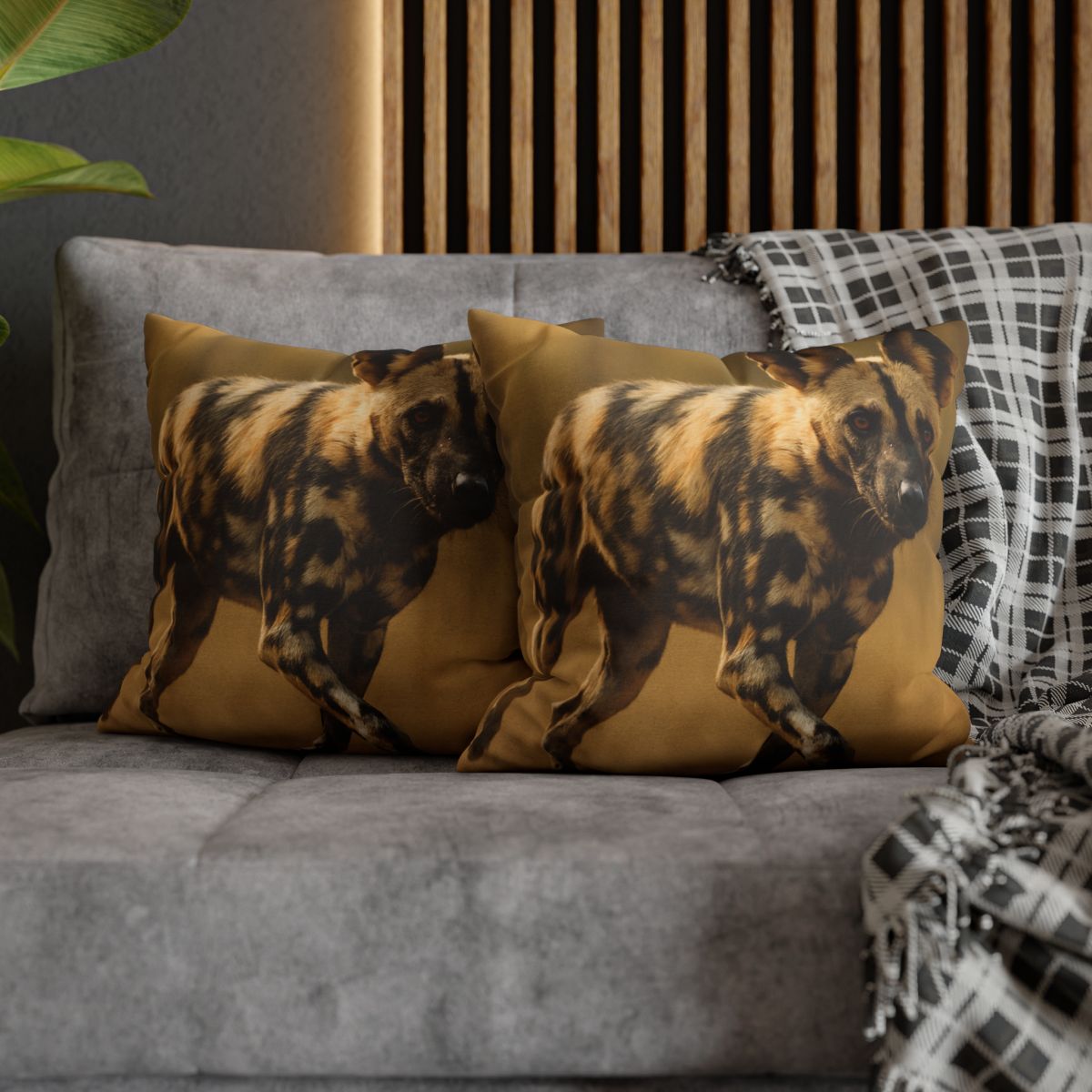 Pulse Trail Painted Dog comfortable bedding pillow covers