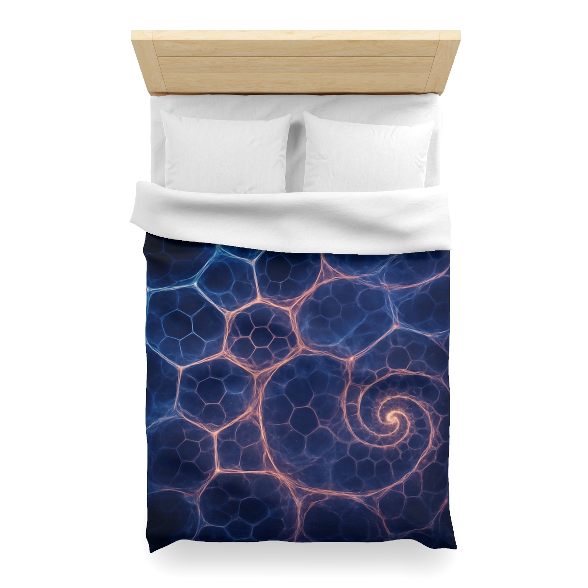Fractal Nebula Lattice duvets for gifts