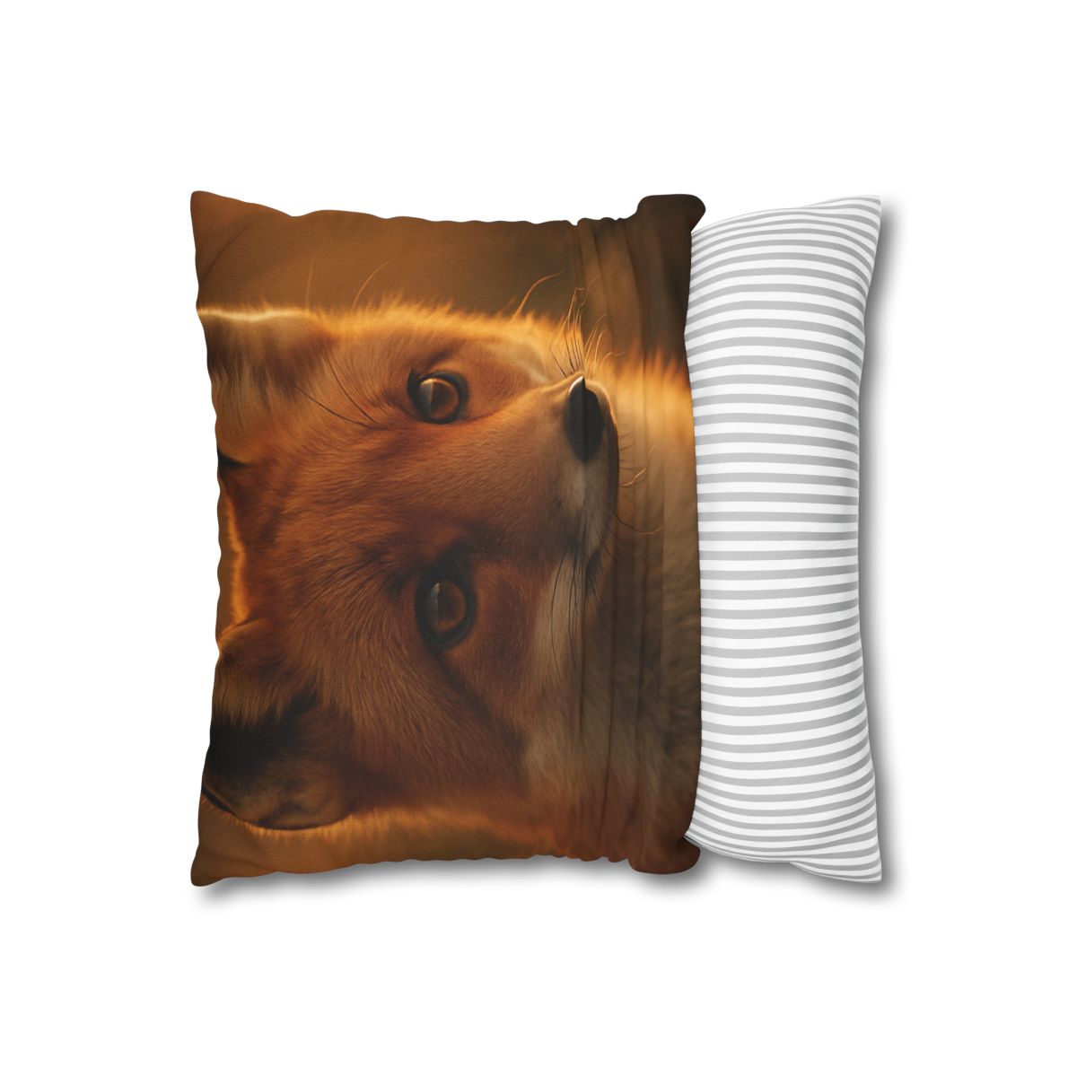 Crimson Whisper Red Fox soft cotton pillow cases