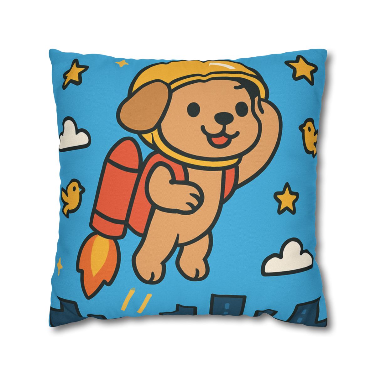 Rocket Puppy Patrol comfortable bedding pillow covers