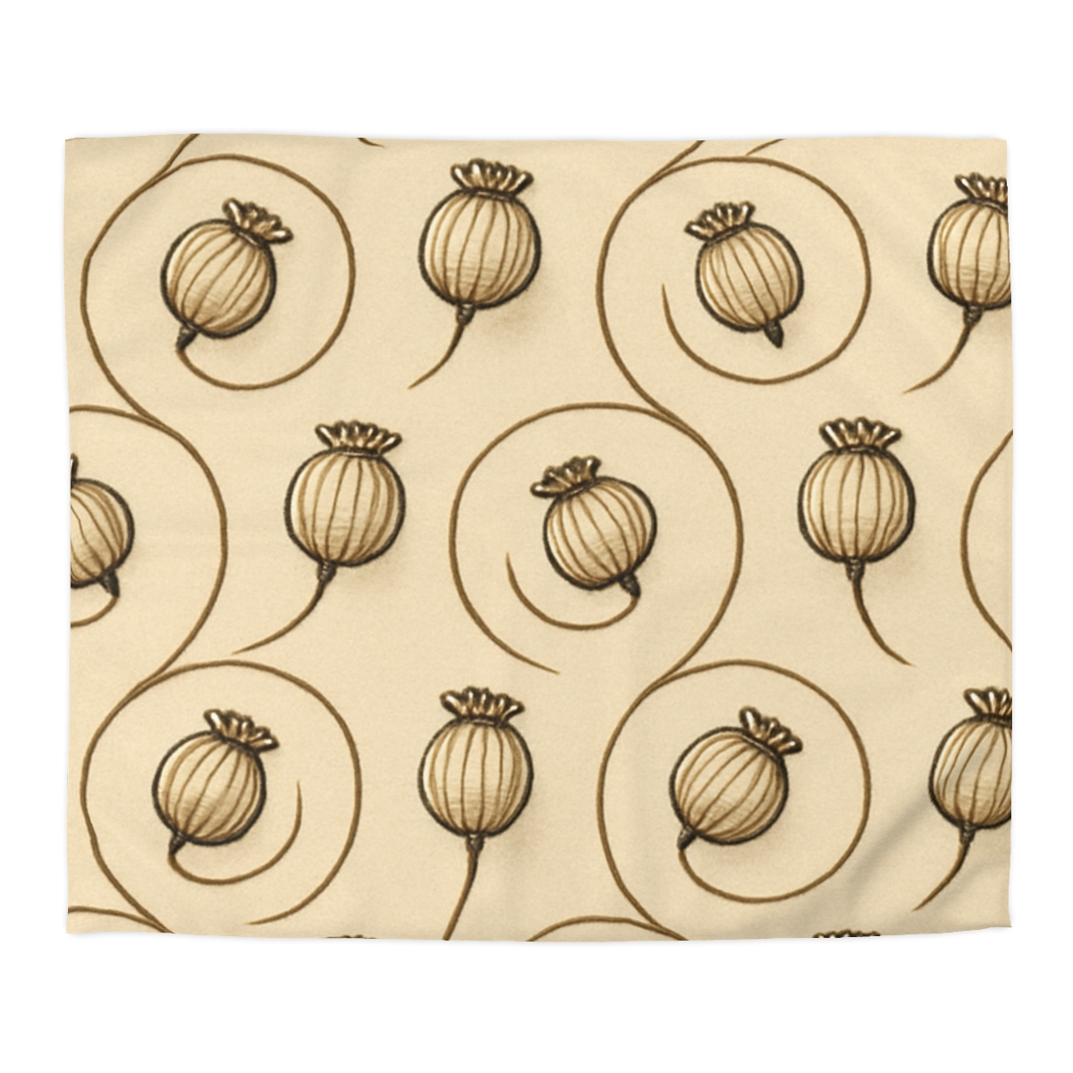 Seed Pod Spiral Ledger unique patterned duvets