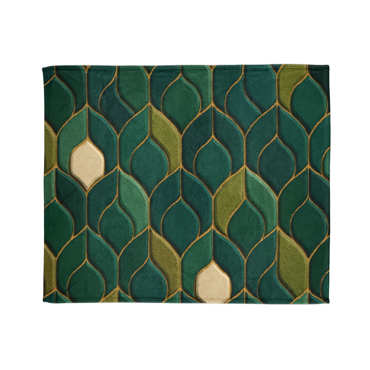 Bud Scale Tessellation warm winter blankets