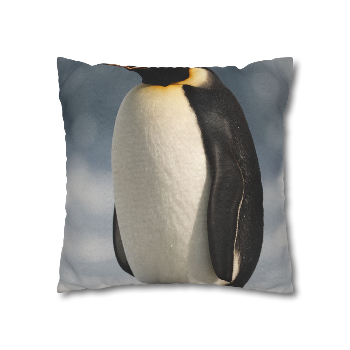 Aurora Drift Emperor Penguin stylish decorative pillowcases