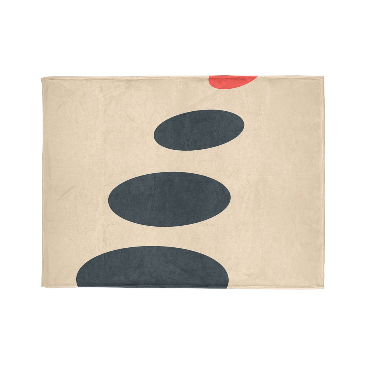 Staggered Ovals With Pause stylish throw blankets