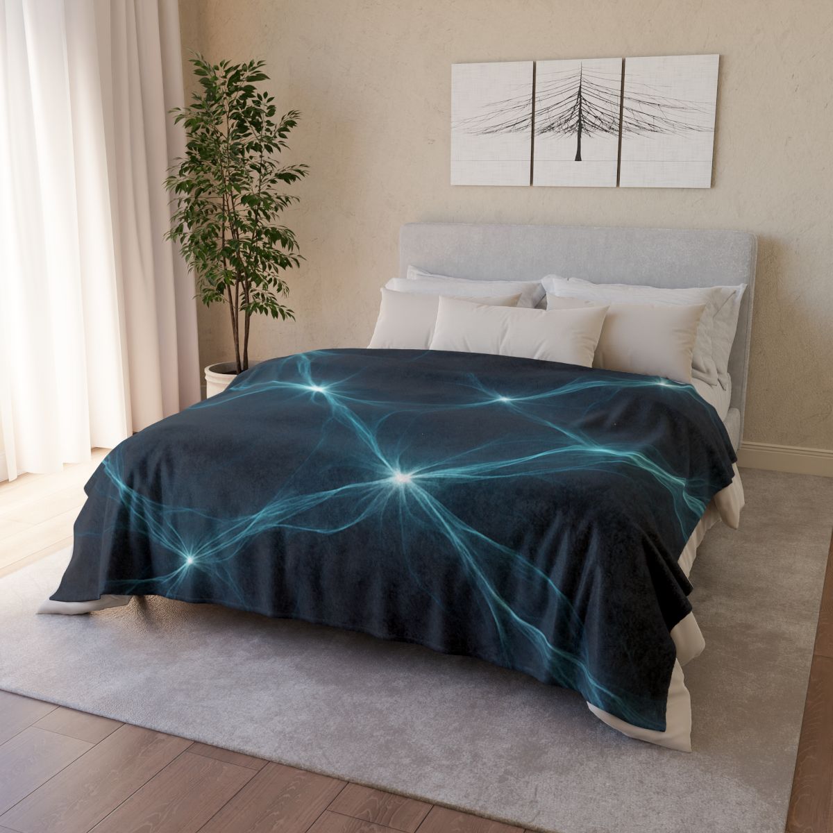 Cosmic Silk Filament Tapestry decorative home blankets