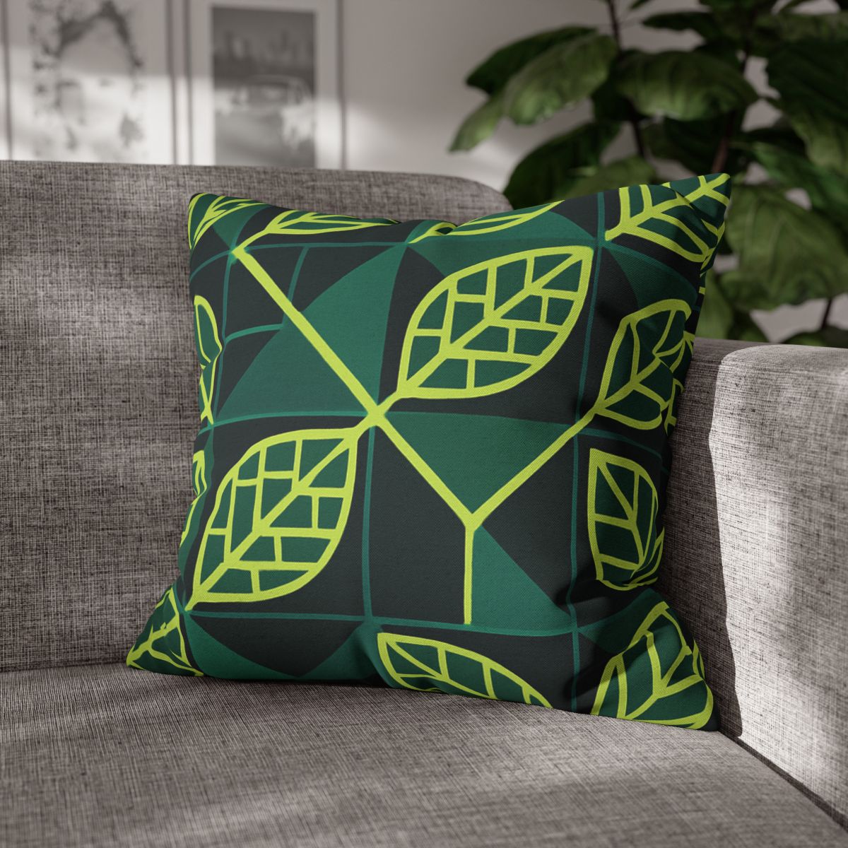 Veinwork Geometry Grid unique gift pillow cases