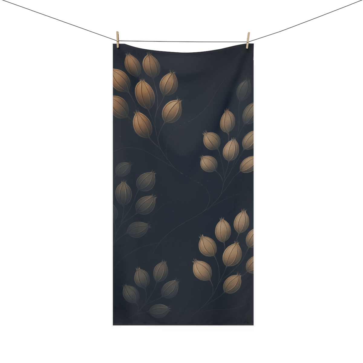 Seed Pod Constellation Clusters personalized bath towels