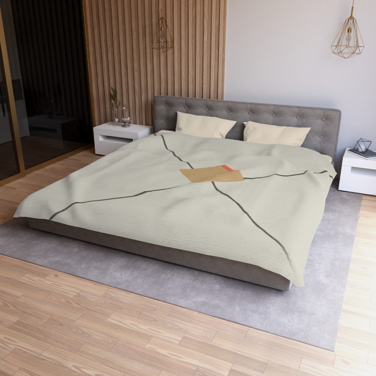 Diagonal Pair And Resting Square trendy bedroom duvets
