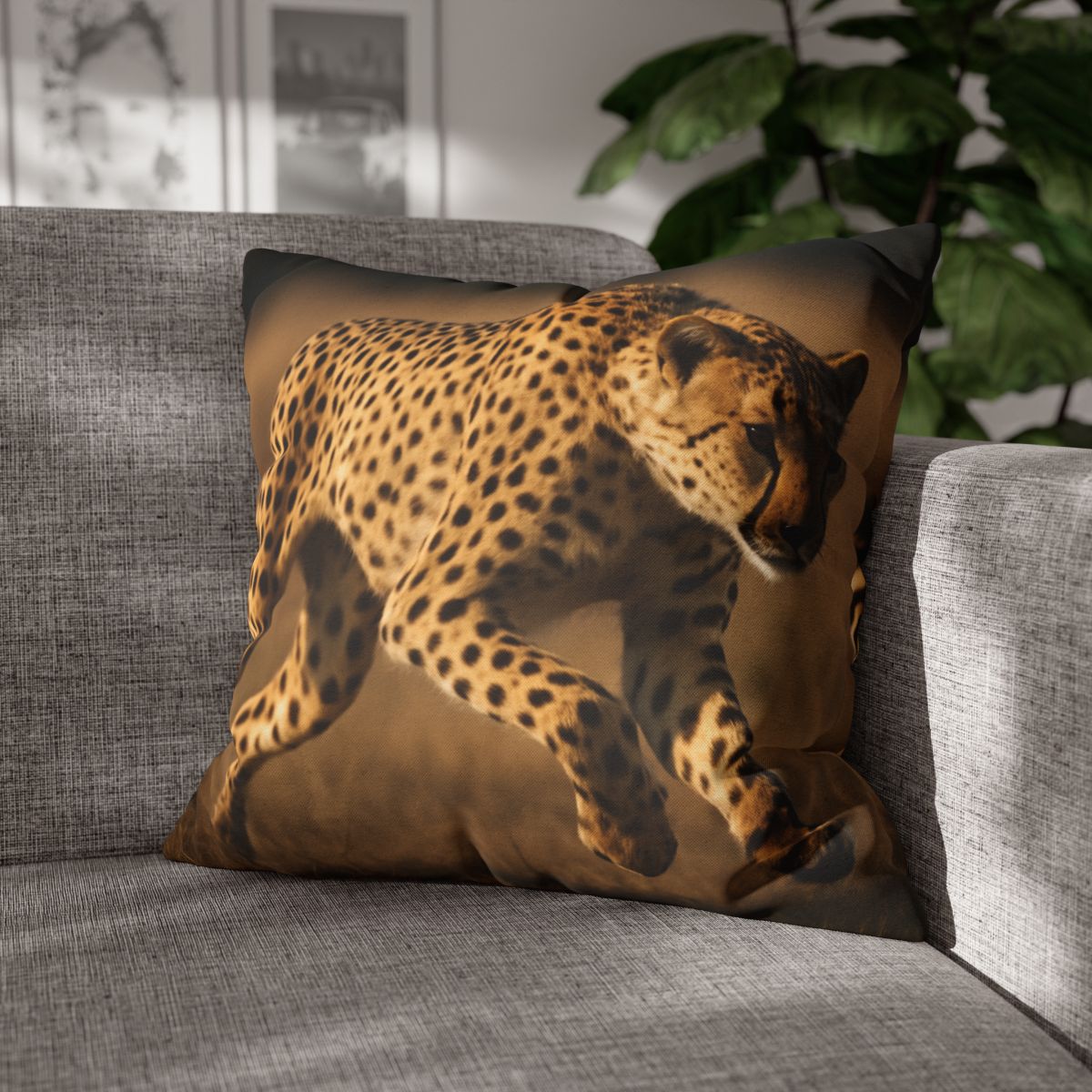 Sun Dash Cheetah personalized pillow covers