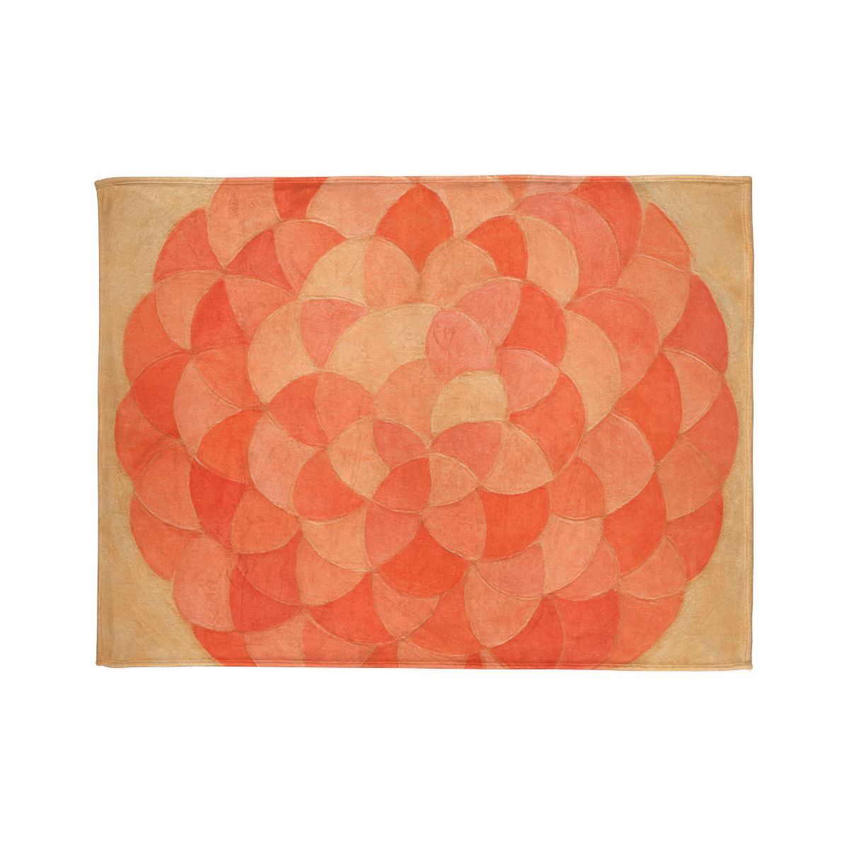 Petal Mosaic Halo designer printed blankets