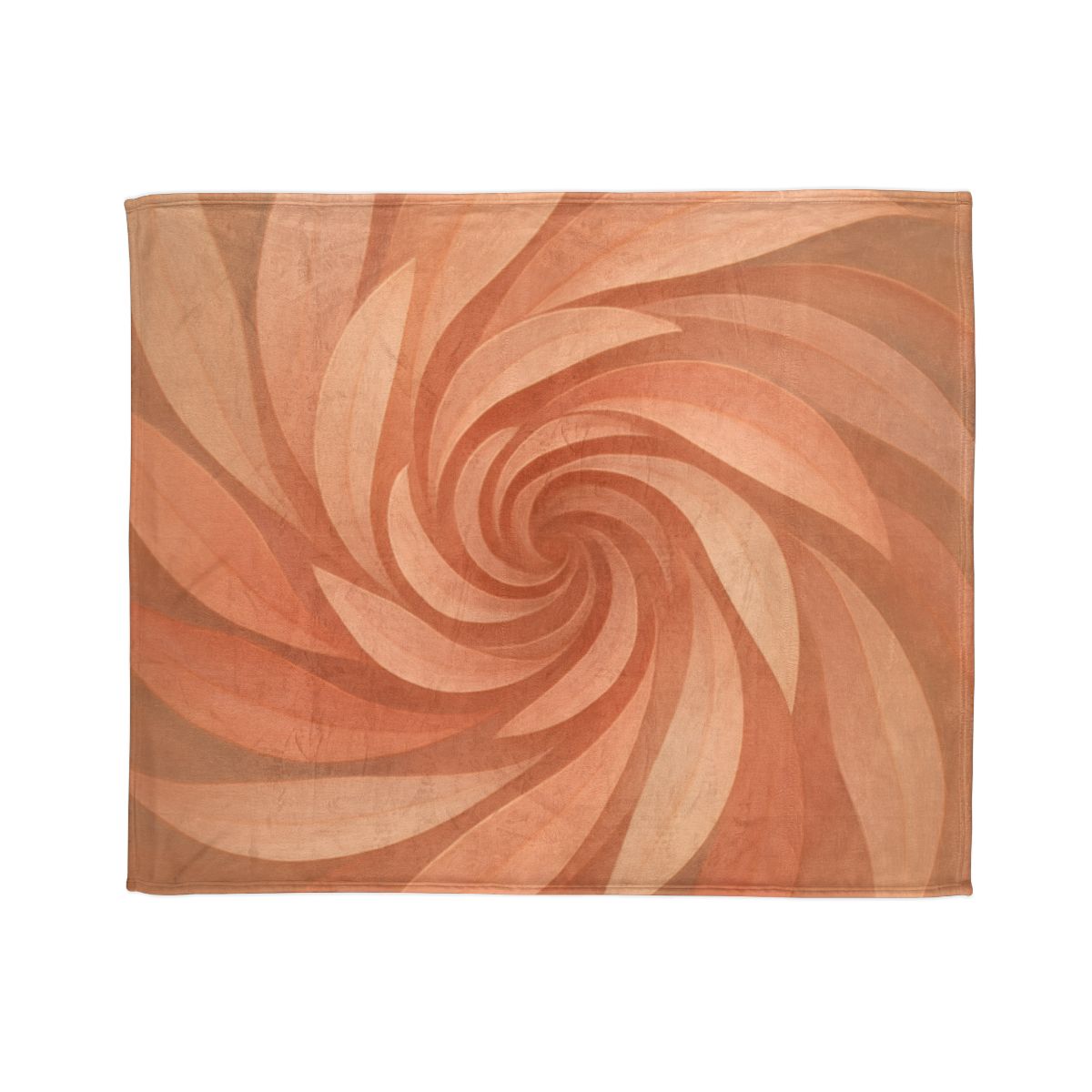 Petal Spiral Harmony soft fleece blankets