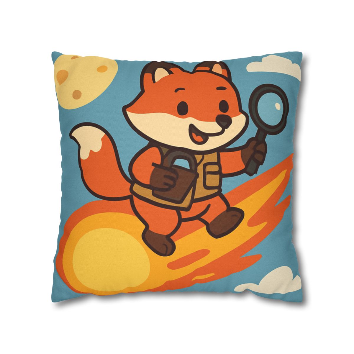 Comet Fox Explorer soft cotton pillow cases