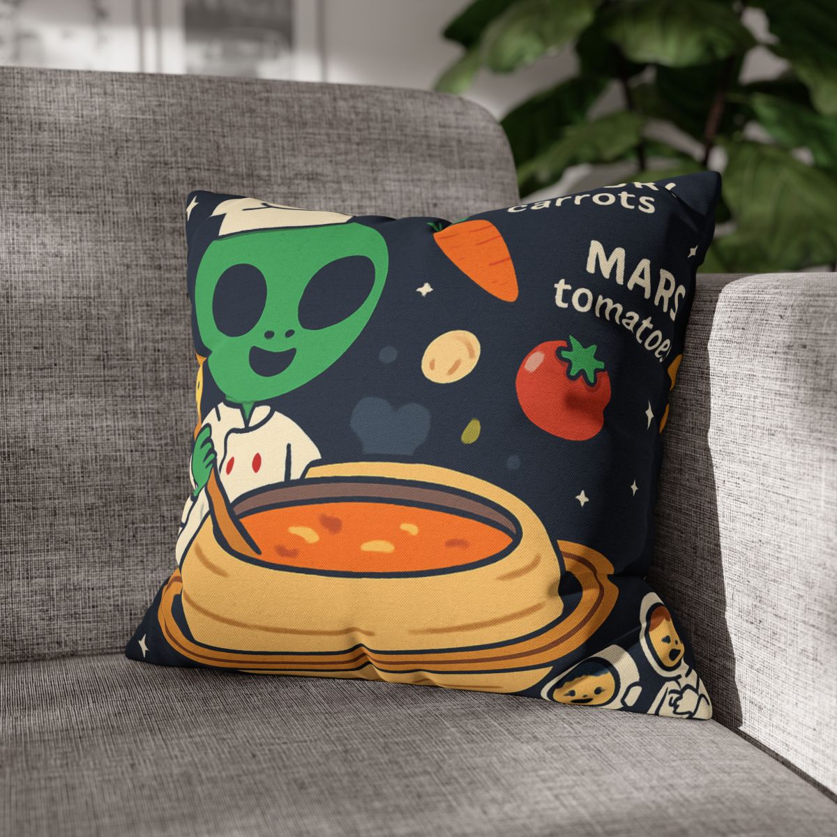 Solar System Soup Kitchen designer print pillow cases
