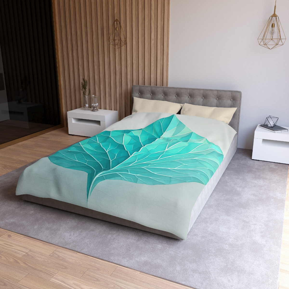 Leaf Vein Prism Fan duvets for gifts