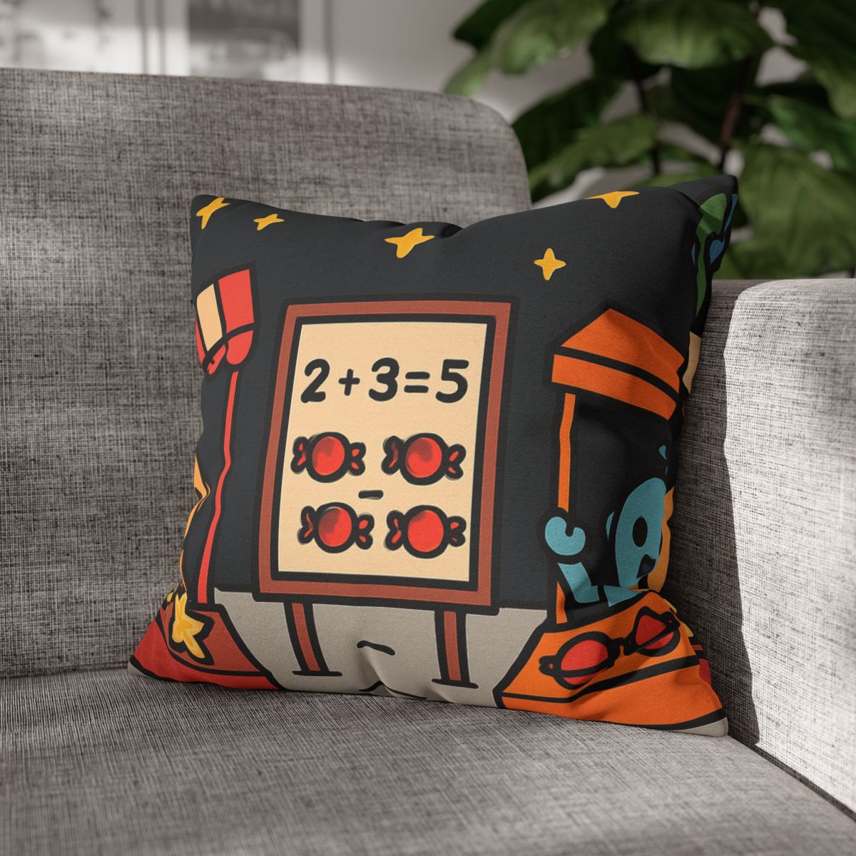 Moonlight Market Run By Friendly Robots custom pillow cases