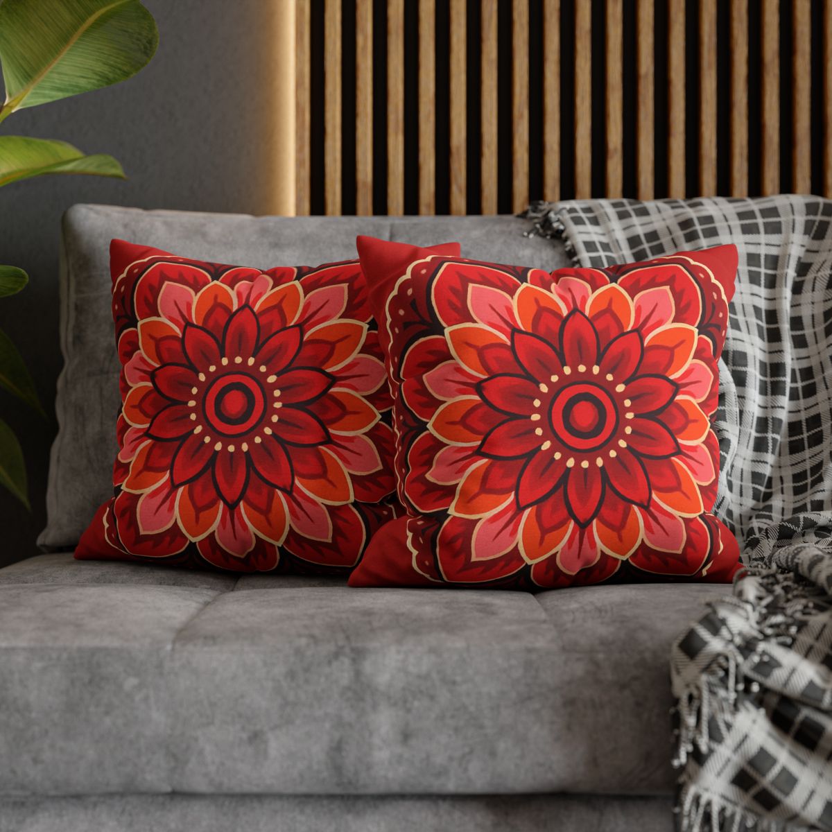 Bloom Burst Mandala trendy patterned pillow cases