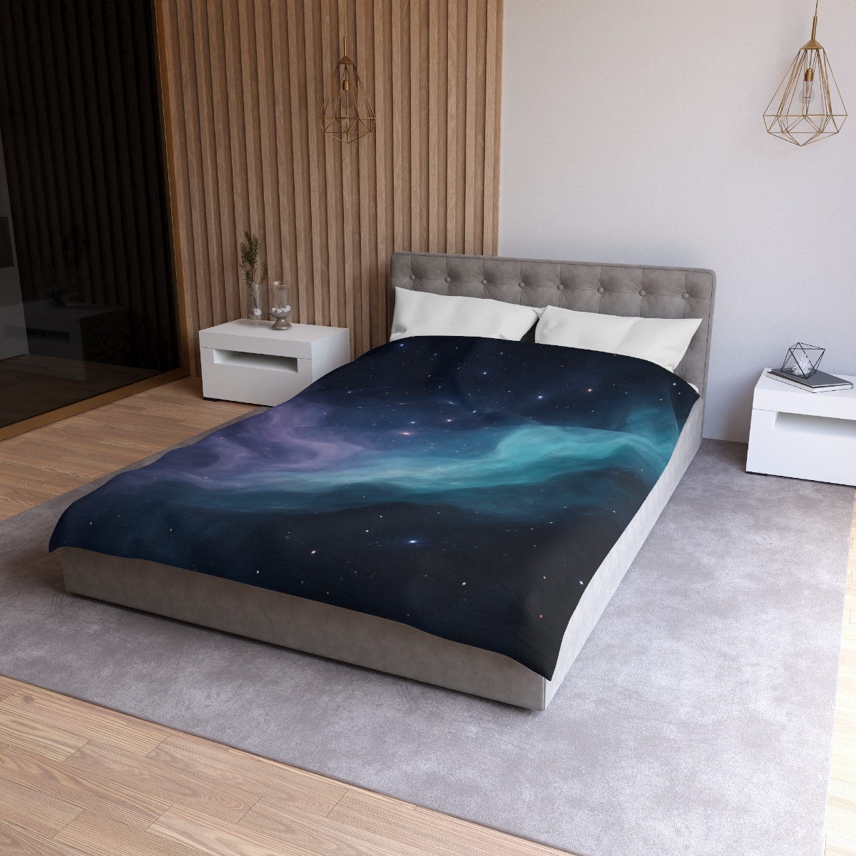 Luminous Nebula Tidal Surge trendy bedroom duvets