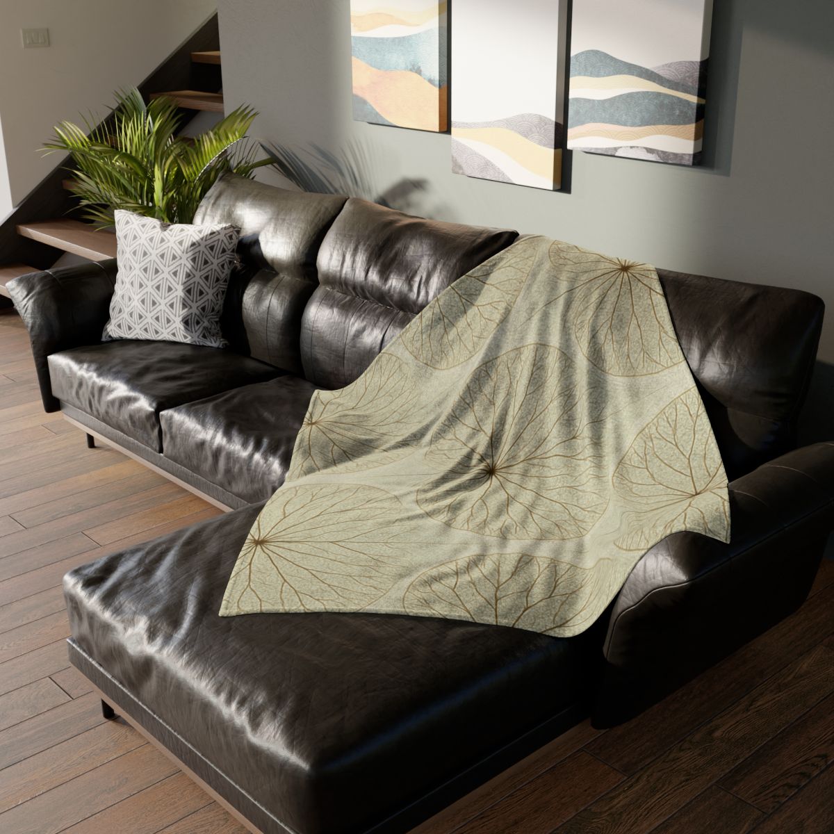 Venation Halo Grid custom blankets