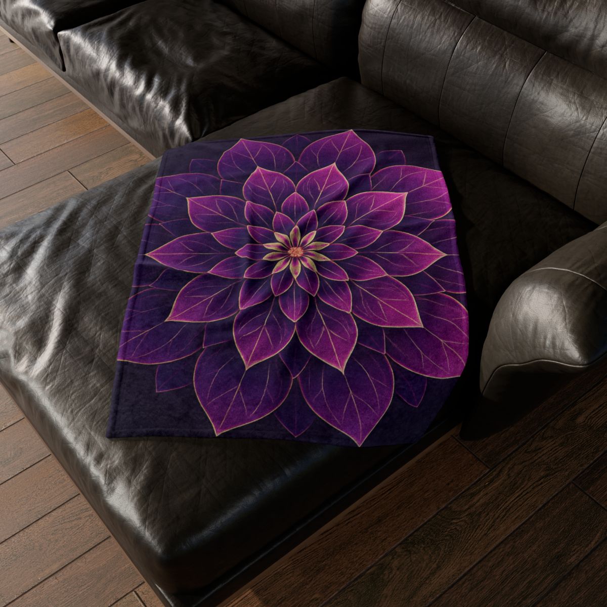 Petal Prism Mandala custom blankets