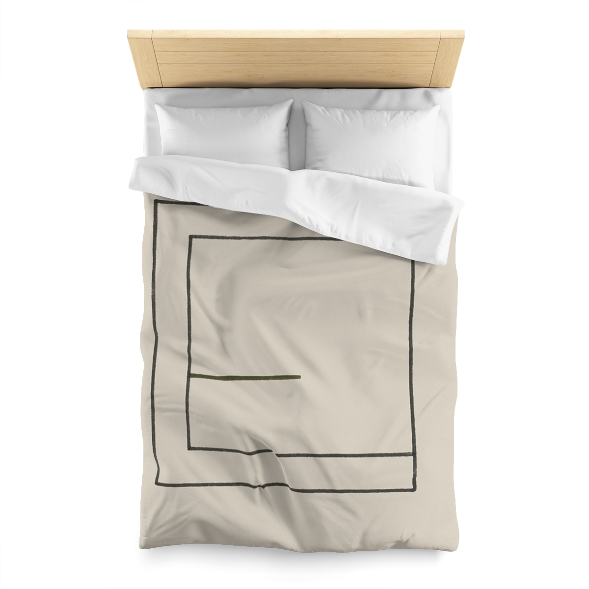 Nested Square And Crossing Short Line personalized bedding duvets