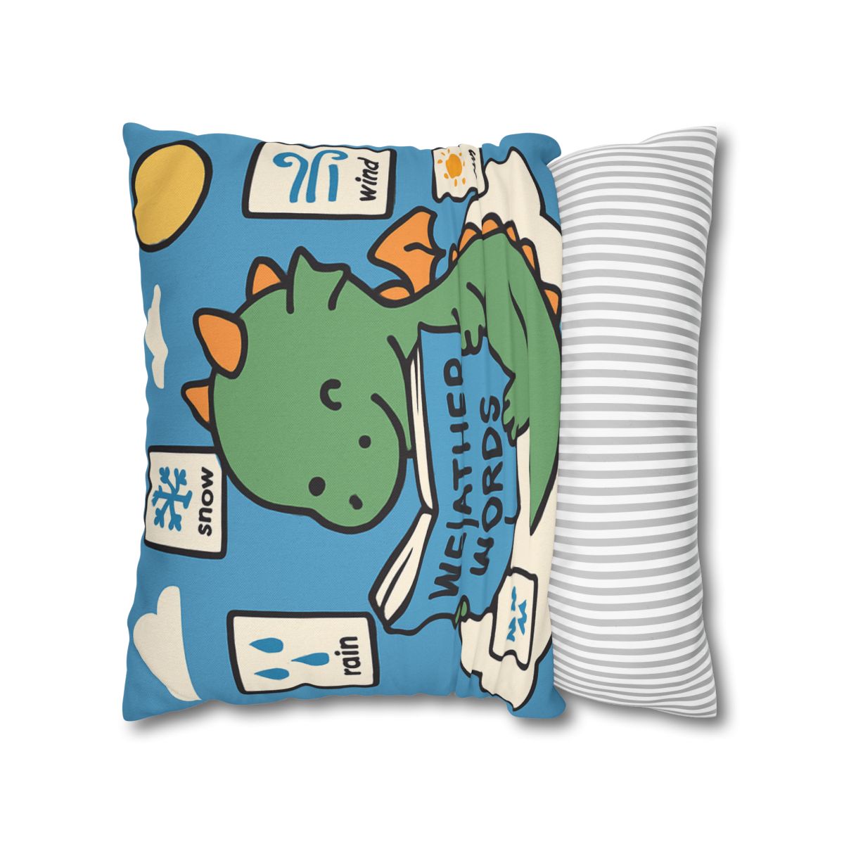 Cloud Library Dragon designer print pillow cases