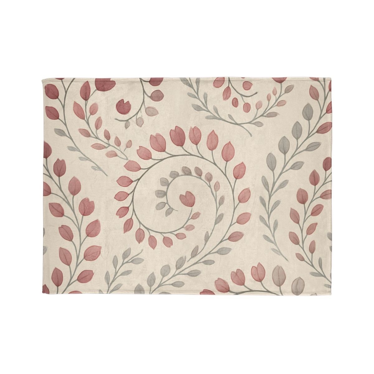 Bud Spiral Cascade soft fleece blankets