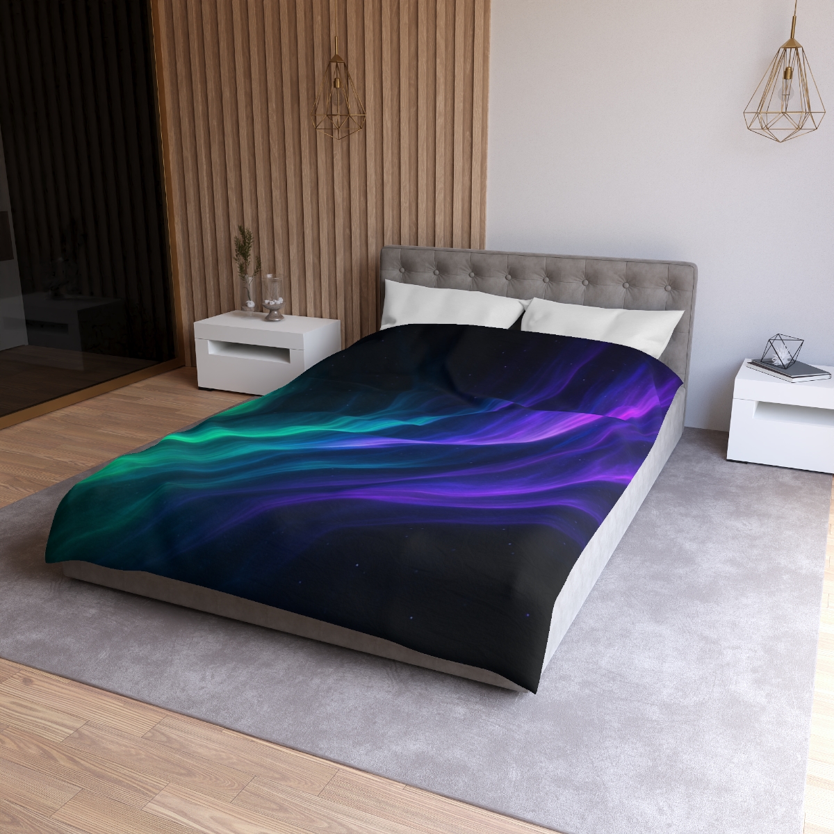 Ion Veil Aurora Tapestry stylish duvet covers