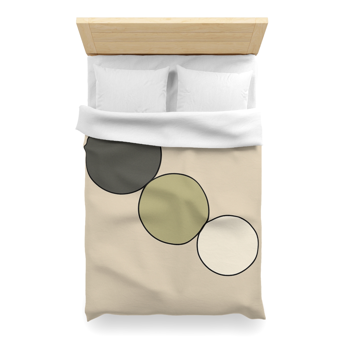 Staggered Trio Of Circles Harmony stylish duvet covers