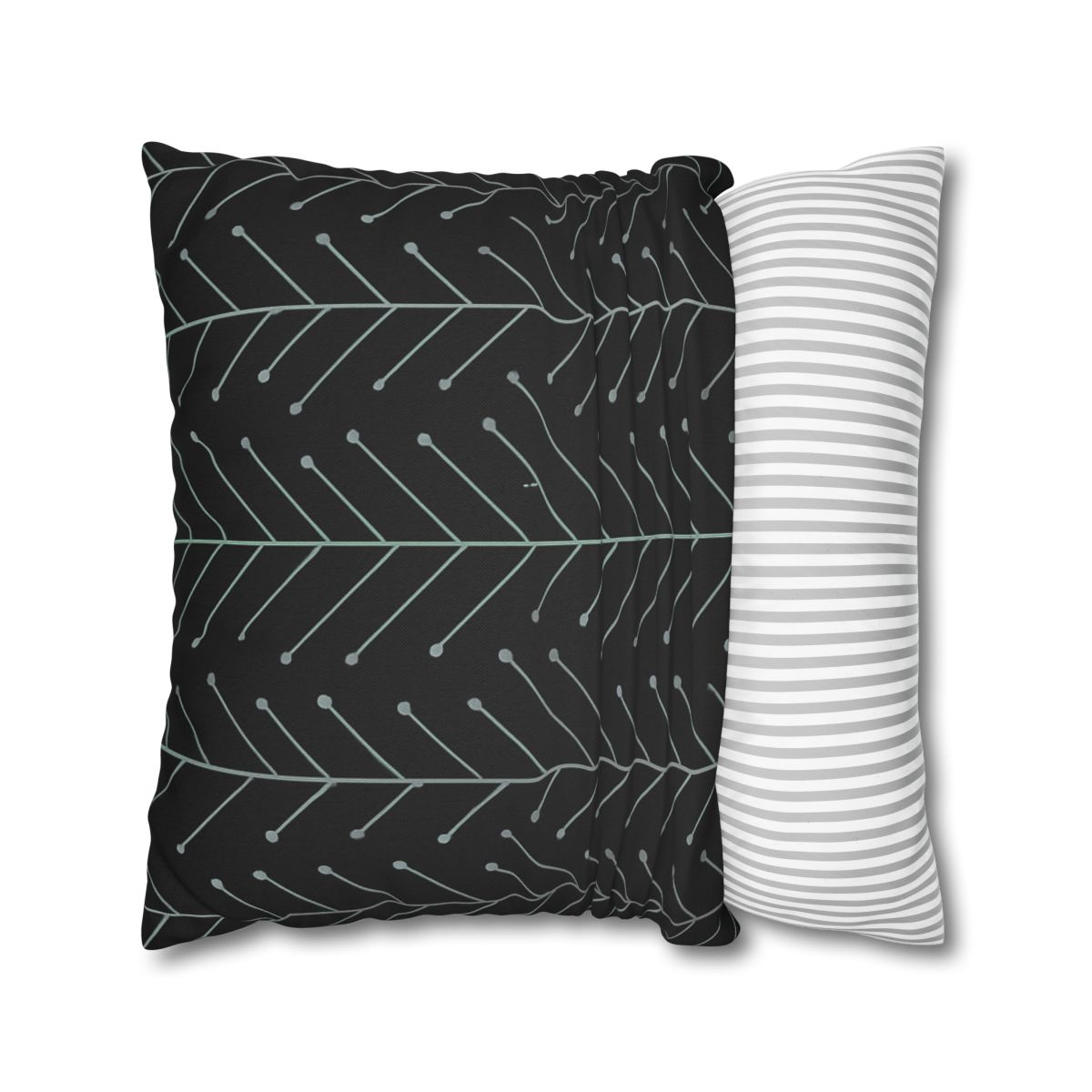 Leaf Venation Circuitry personalized pillow covers